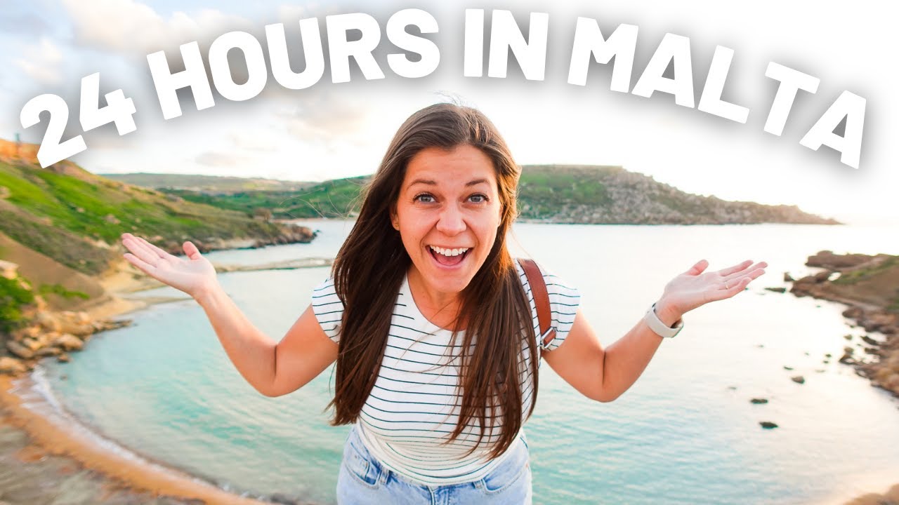 1 день на Мальте - Еда Vlog + Изучение страны // Мальта Travel Vlog