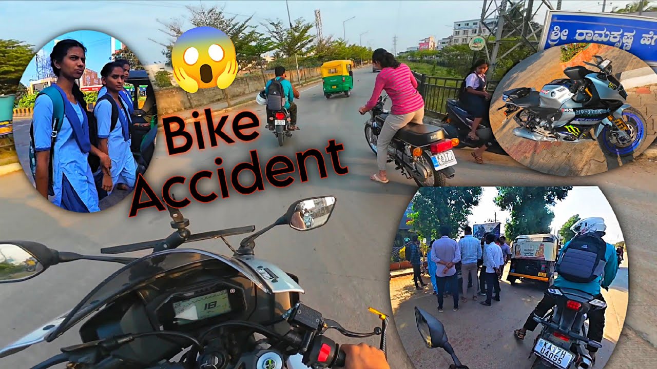 Accident Bike R15 Crash 😱 Total Loss Yamaha Service Centre System 