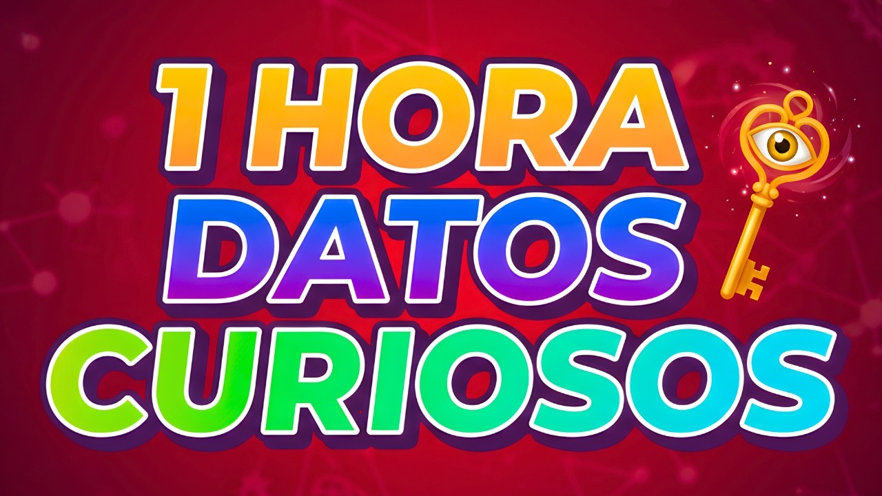 ¡ 1 HORA sin pausas de DATOS CURIOSOS y COSAS QUE NO SABÍAS ! ⏰😲