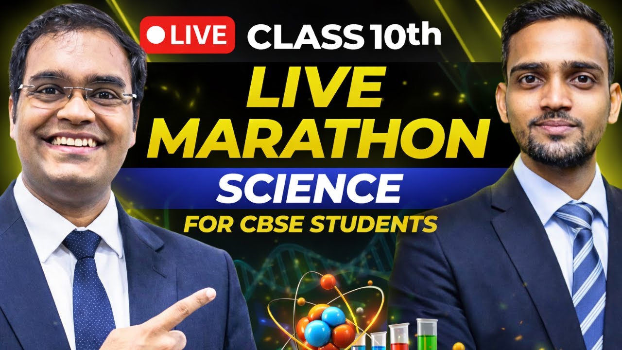 Class 10 Science Live Marathon -2 🔥 | CBSE Board 2026 | Full Syllabus Revision #cbseclass10