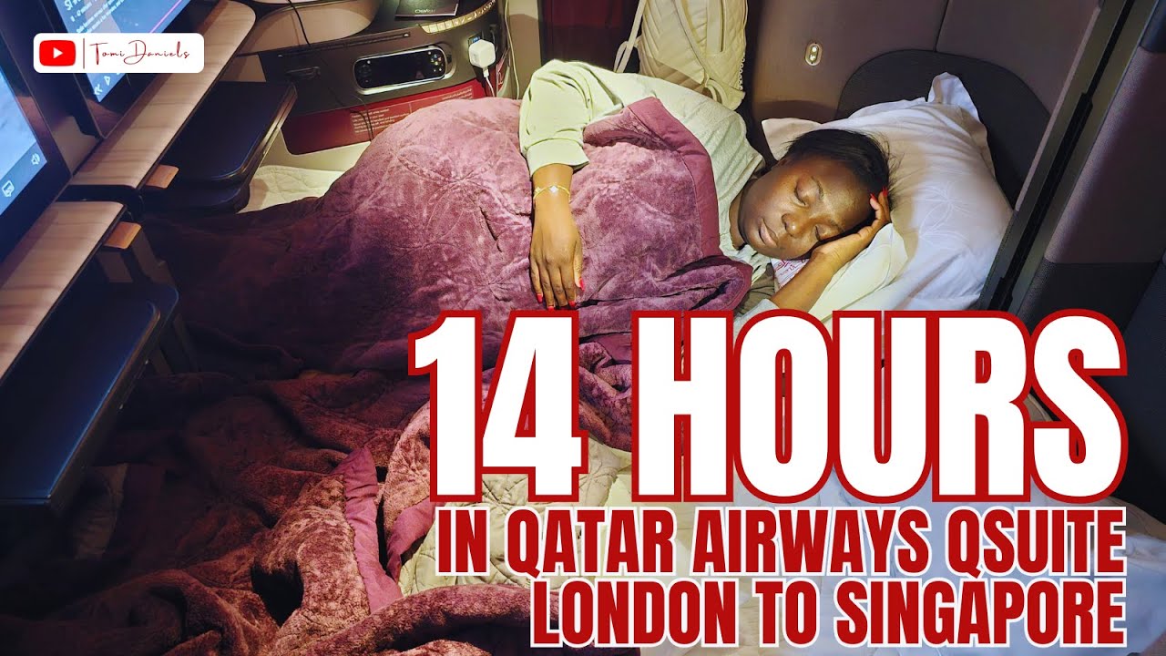 S25 EP. 13: 14 HOURS IN THE WORLD'S BEST BUSINESS CLASS || LONDON TO SINGAPORE 🇸🇬 || QATAR AIRWAYS