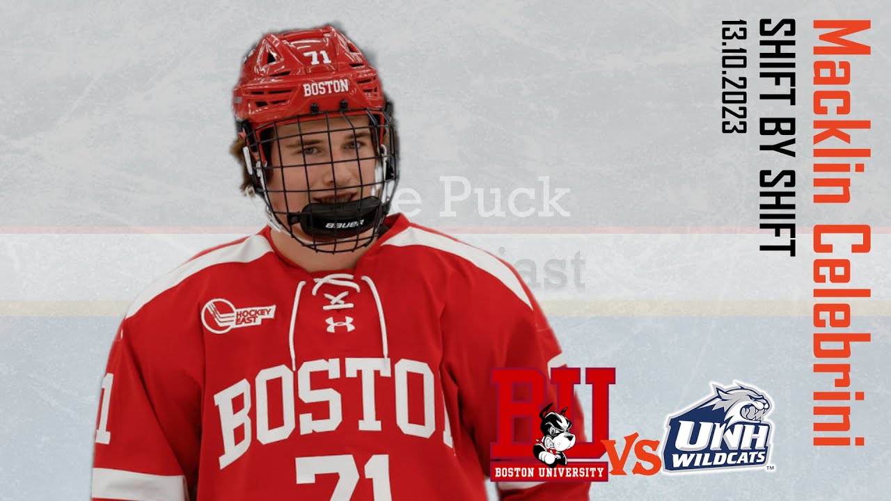 #71 Macklin Celebrini (DY) Shift-by-Shift 13.10.23 NCAA - BU