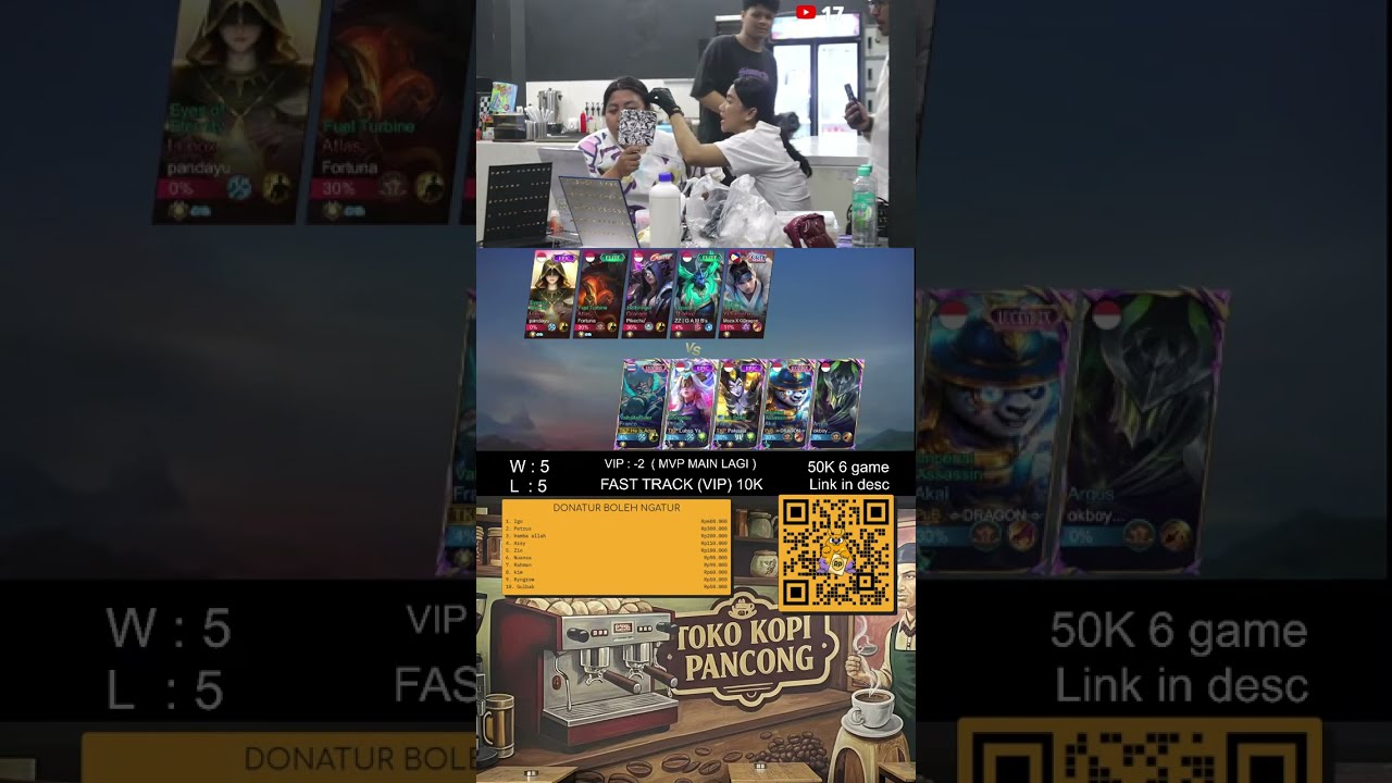 MABAR MLBB TAPI BUKAN TOP GLOBAL #shorts  #live #livestream #mlbb