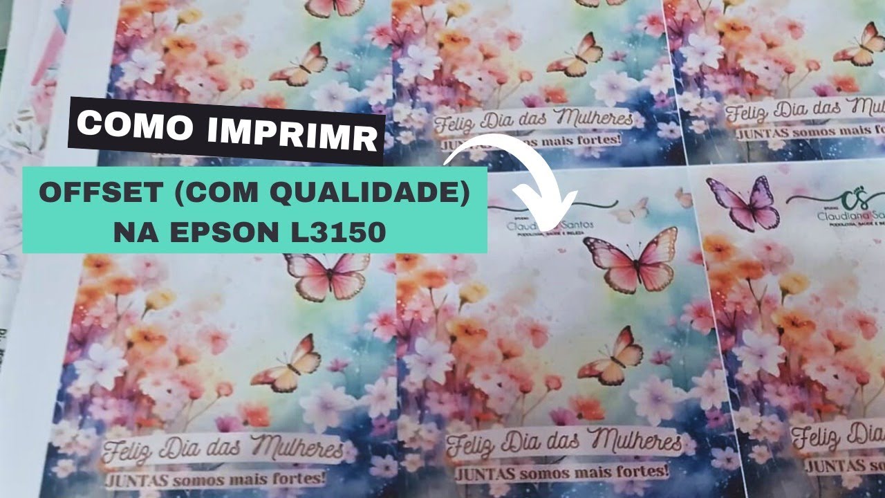 CONFIGURAÇÃO DE IMPRESSORA EPSON L3150 PARA IMPRIMIR OFFSET | com qualidade de fotográfico!!!