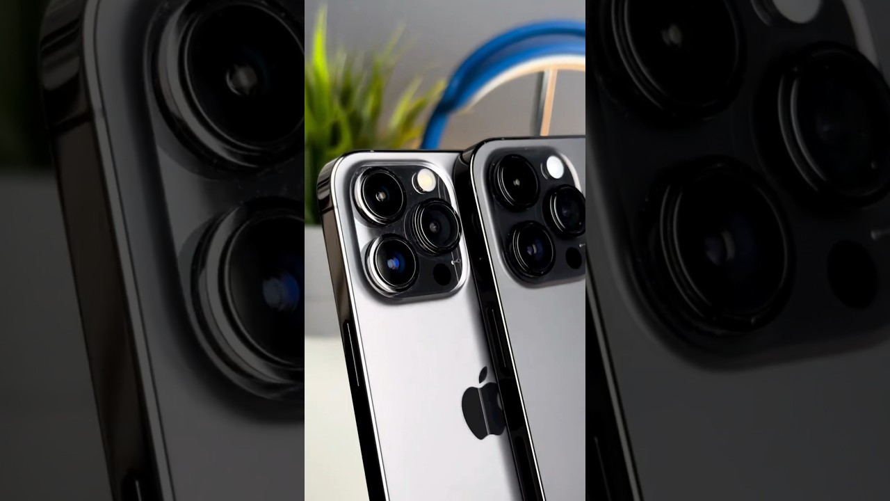 iPhone 13 Pro ou iPhone 14 Pro? Comparativo est&eacute;tico! #apple #iPhone