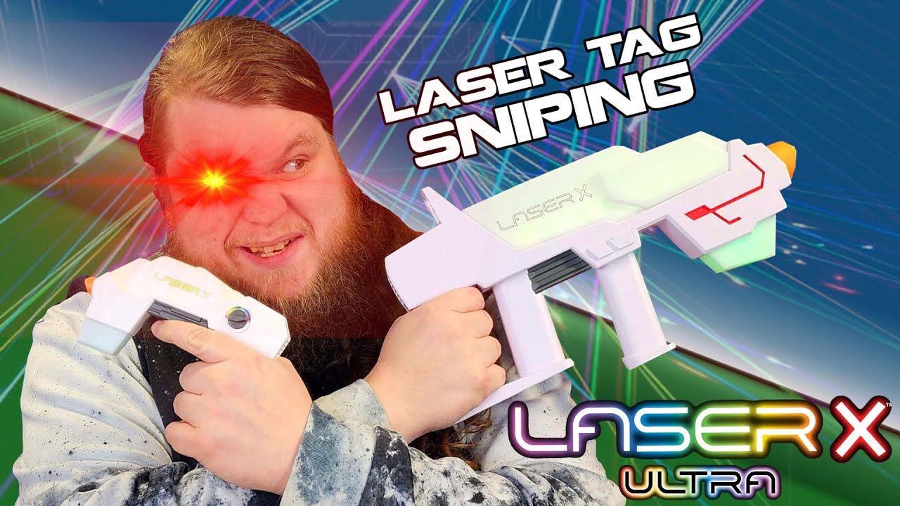 Бластер Laser X ULTRA с дальностью действия 500 футов.