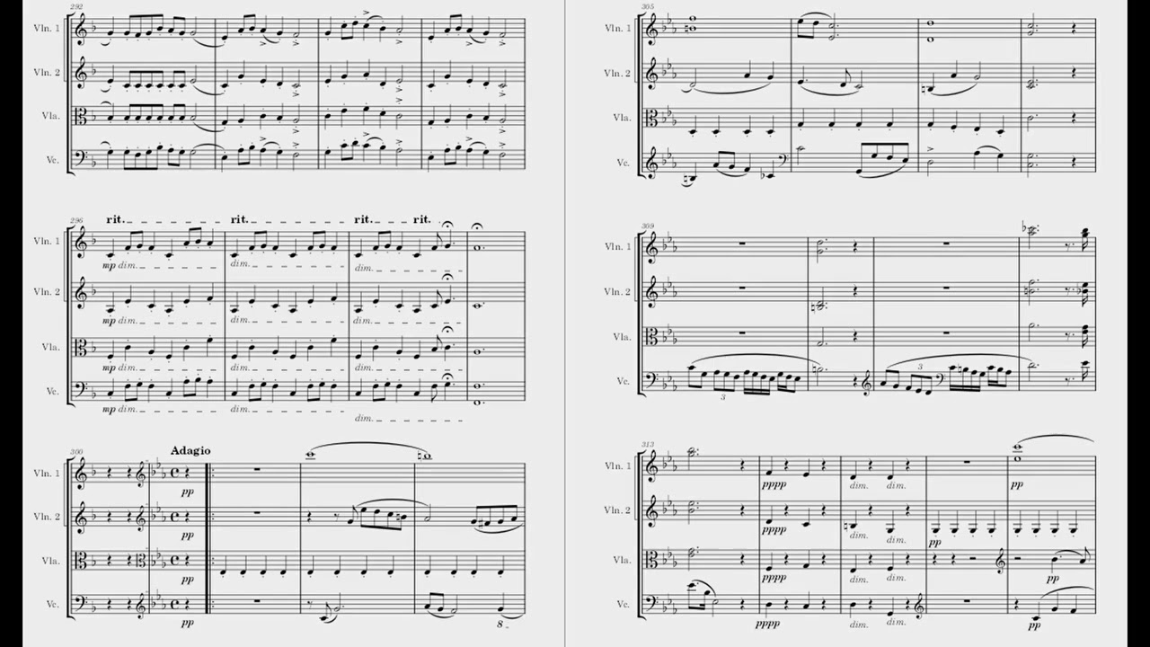 String Quartet No. 1 (Original Composition)