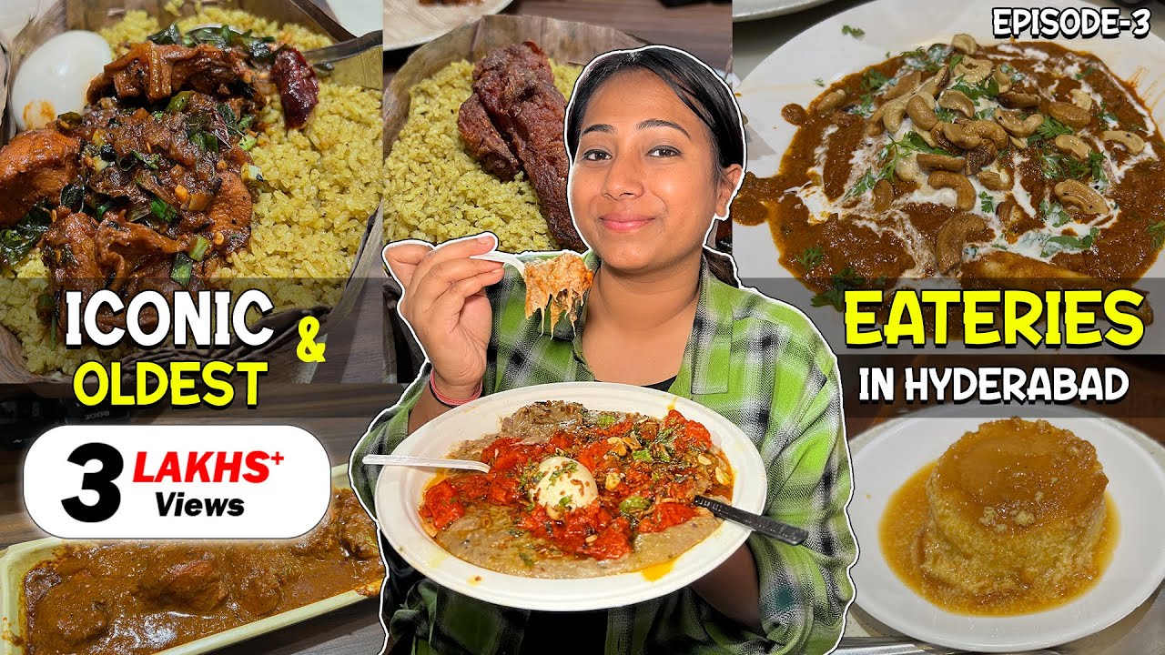 Iconic & Oldest Hyderabad Restaurants | Best Haleem, Cafe 555, Hotel Nayaab | Episode-3