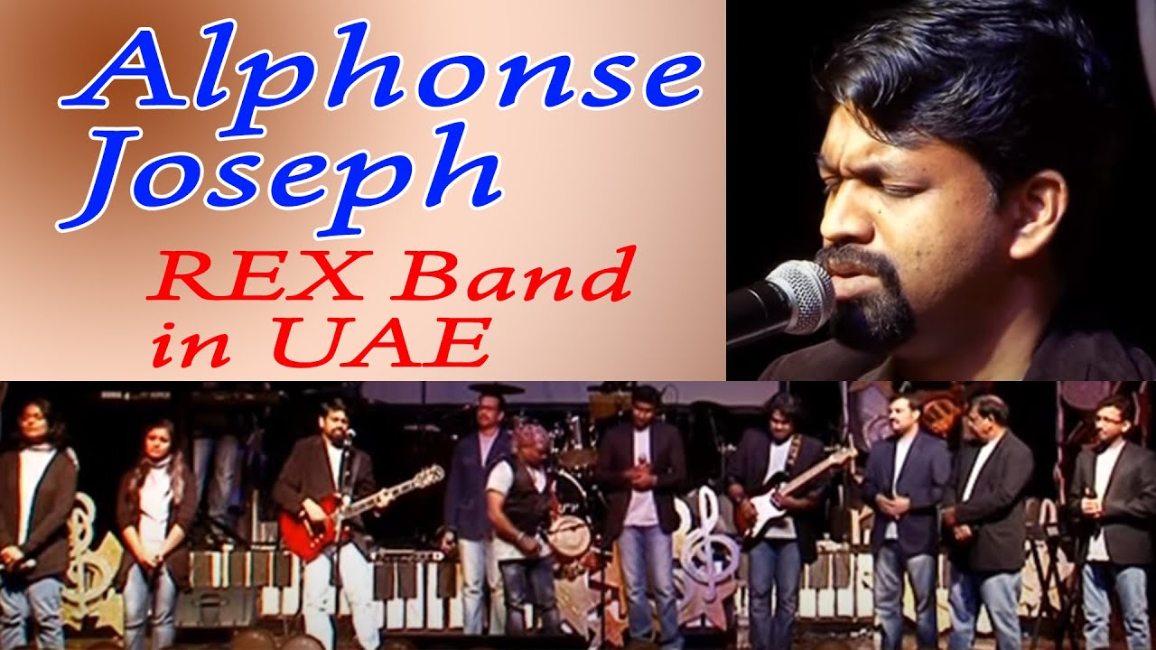 Alphonse Joseph with REX Band in UAE