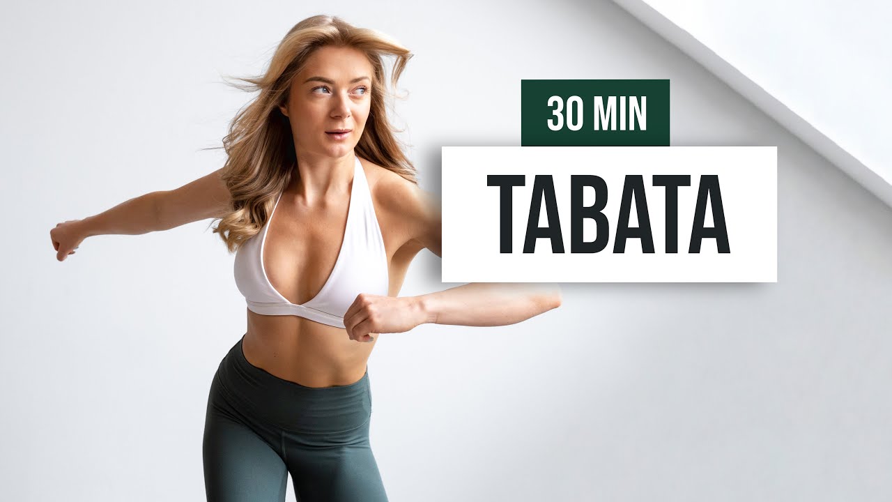 Day 12: 30 MIN TABATA PARTY Workout, with TABATA SONGS - No Equipment (HIIT IT HARD - The Comeback)