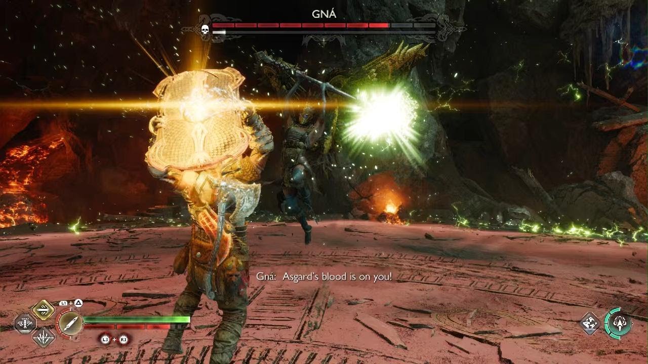 Gow Ragnarök: Level 1 Kratos vs Gna The Valkyrie Queen | NO DAMAGE | GMGOW Difficulty (PS5)