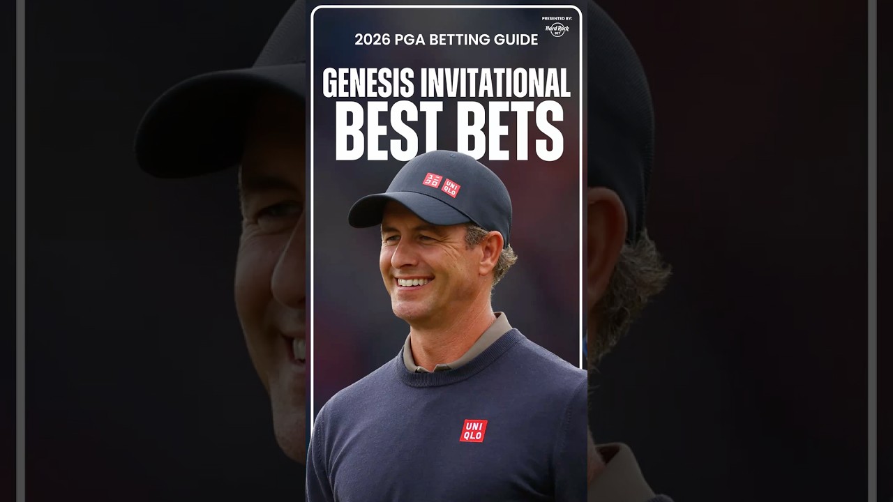 PGA Tour Betting Picks | Genesis Invitational Top 5 & Top 10 Plays #shorts