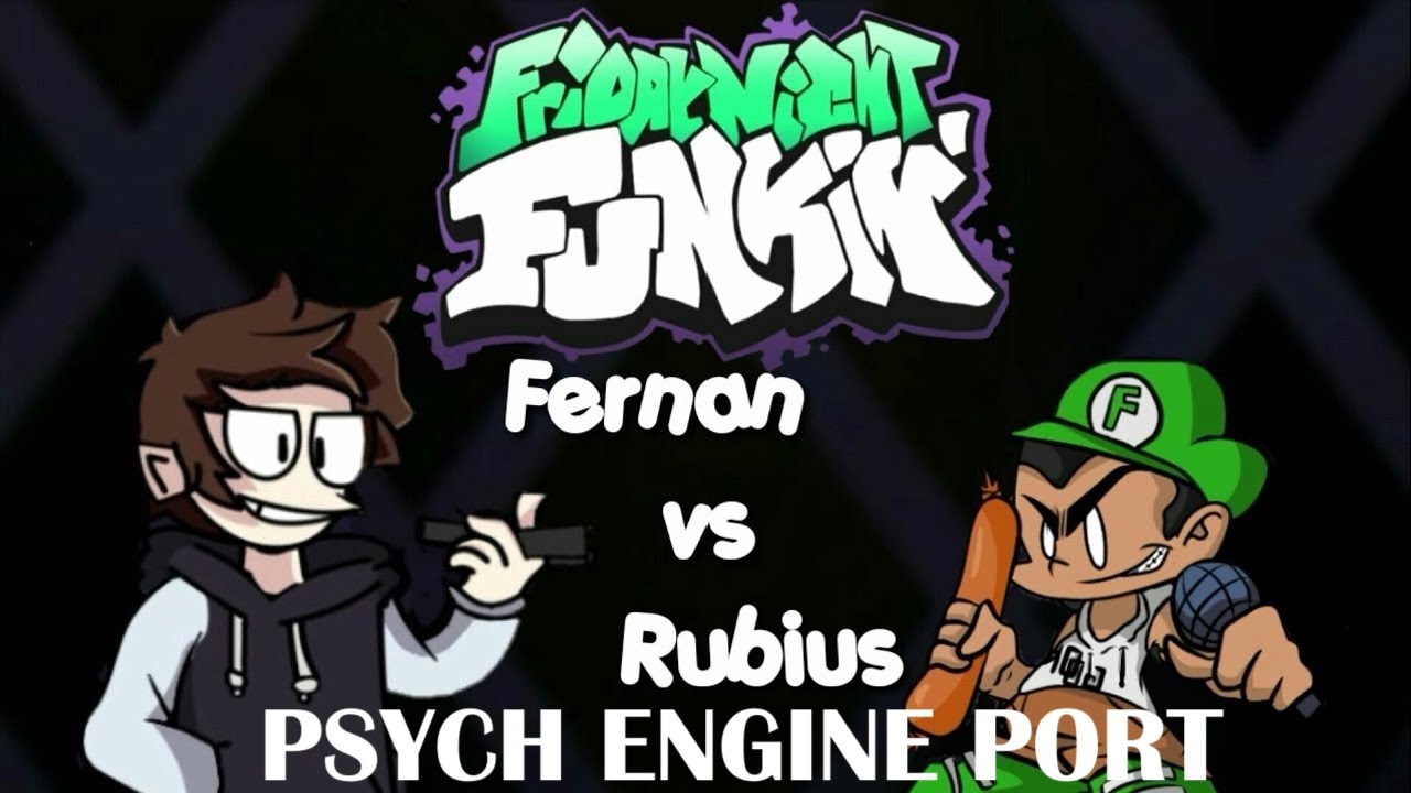Fnf fernan vs rubius psych engine port (fanmade)