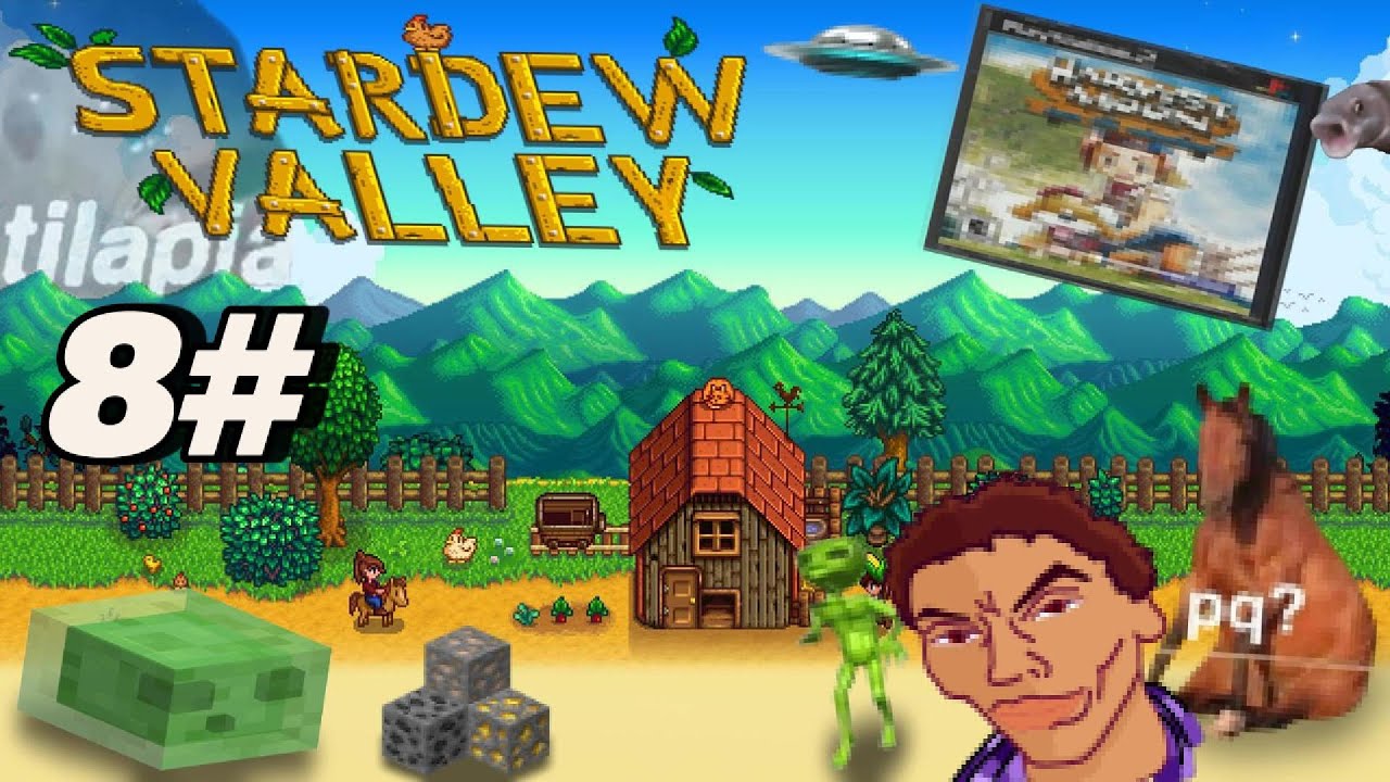 ENCHENDO OS BOLSO COM LINGUADO E BATATA ~Stardew Valley~ / Parte 8