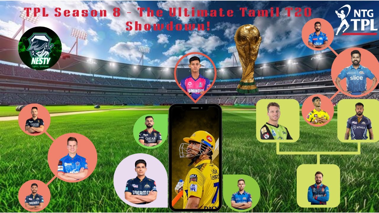 TPL Season 8 – A New Era of Tamil T20 Cricket Begins! | Live Now | Powered by Nesty Tamil Gaming
