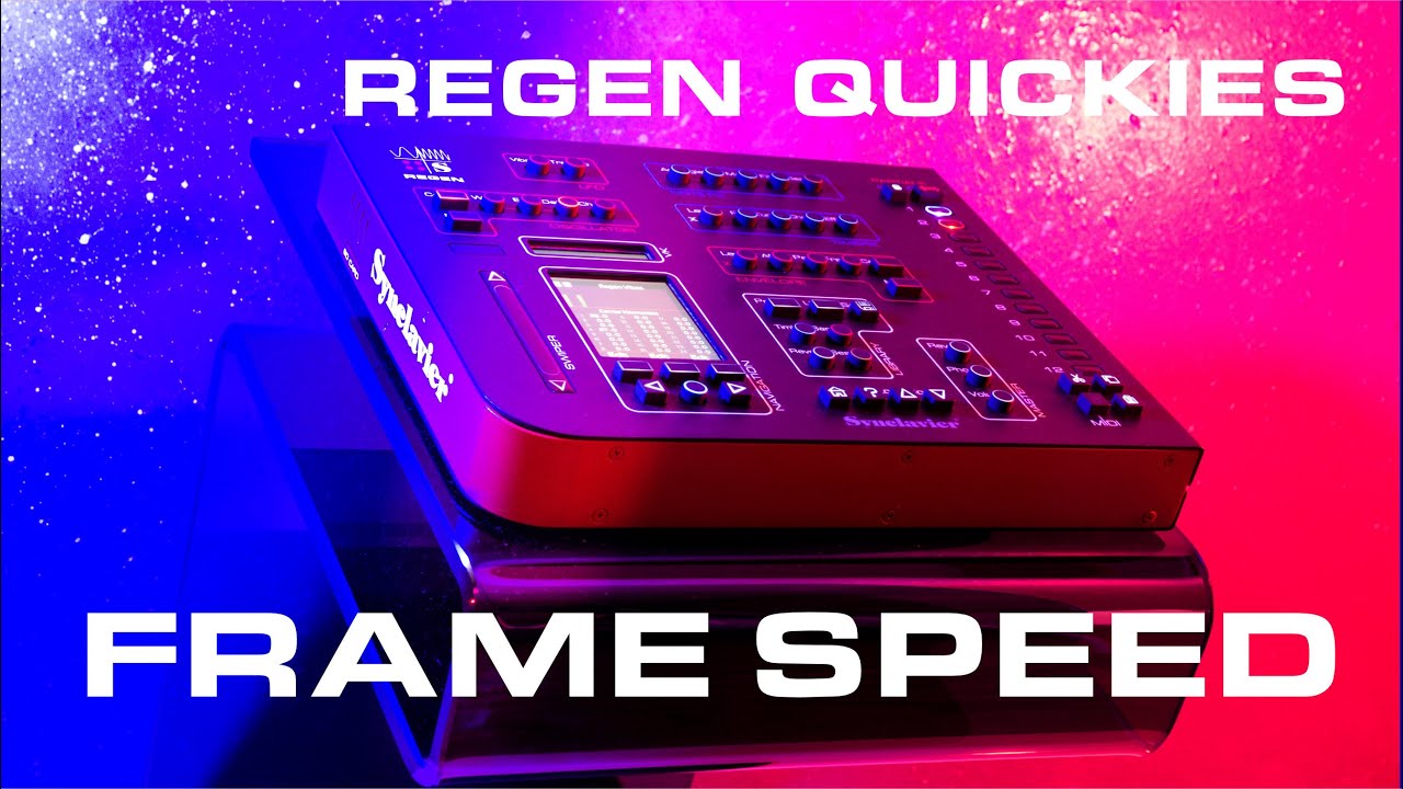 Building simple Frames on Regen