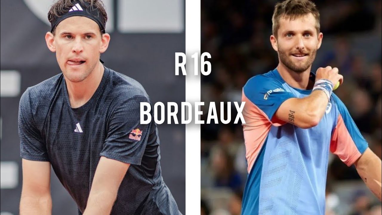 Corentin Moutet VS Dominic Thiem | ATP Challenger Bordeaux France 2023 | Round of 16
