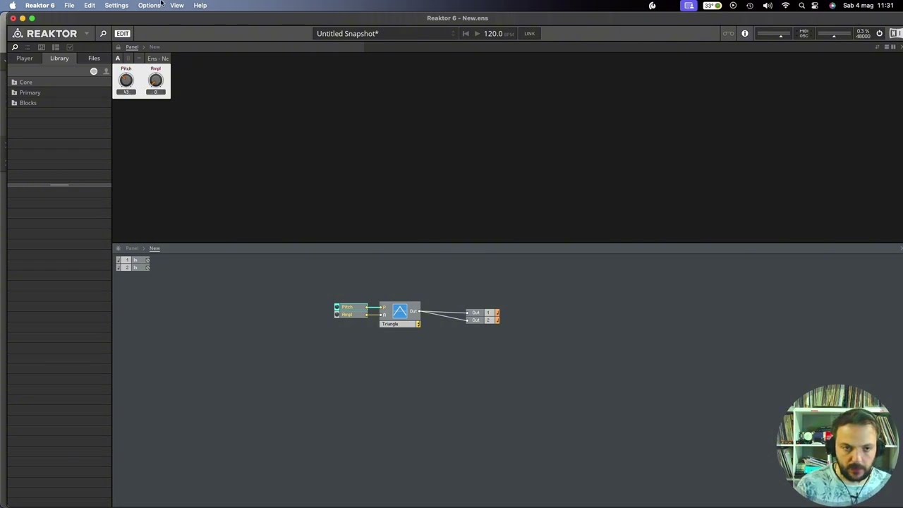 Native Instruments Reaktor 6 - Come costruire un SYNTH!!!