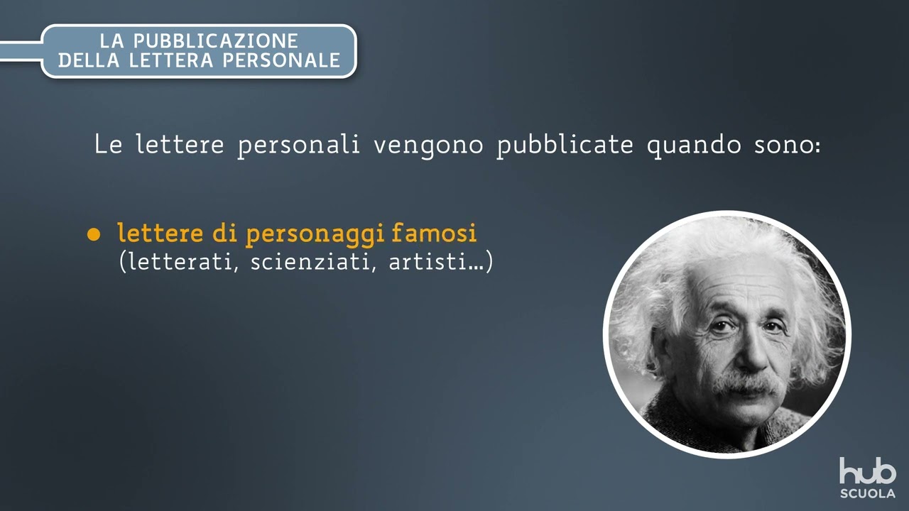 Videolezione - La lettera