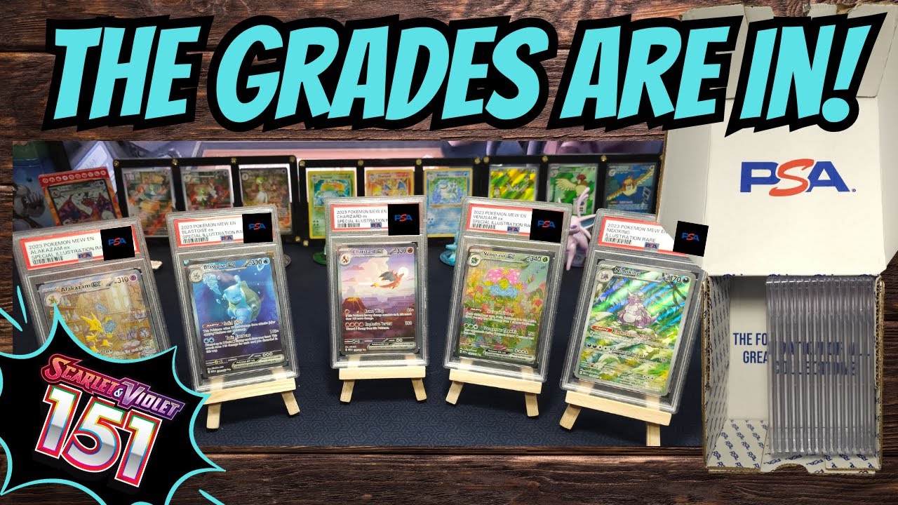 Profitable Pokemon Collecting!  Revealing our PSA Grades on 151 + More!