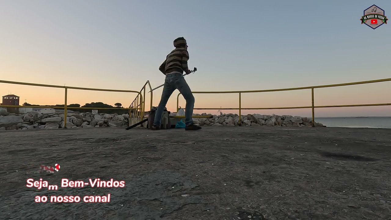 (Pesca em Setúbal)  muita intensidade nesta Pesca as Corvinas