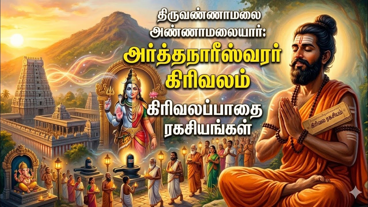 திருவண்ணாமலை அர்த்தநாரீஸ்வரர் ஆலயம்🙏#thiruvannamalai#கிரிவலப்பாதை