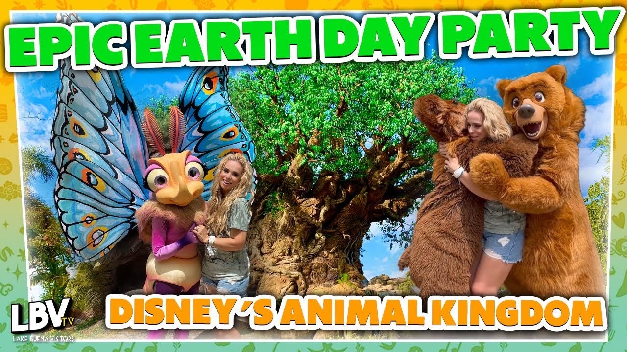 Disney Animal Kingdom Earth Day 2022 | AMAZING Rare Character Moments | Private Safari Tour & More!