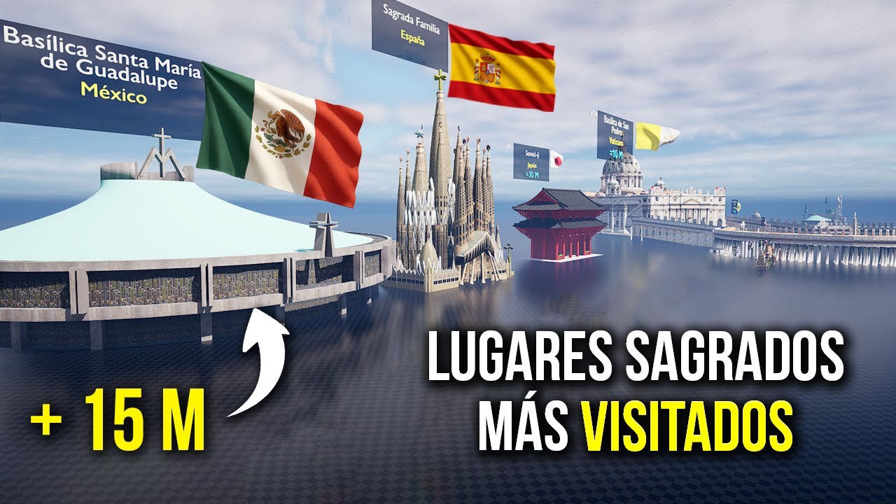 Templos y Santuarios M&Aacute;S VISITADOS del Mundo 😱⛪ ATRAEN MILLONES de Personas Cada A&ntilde;o 😇