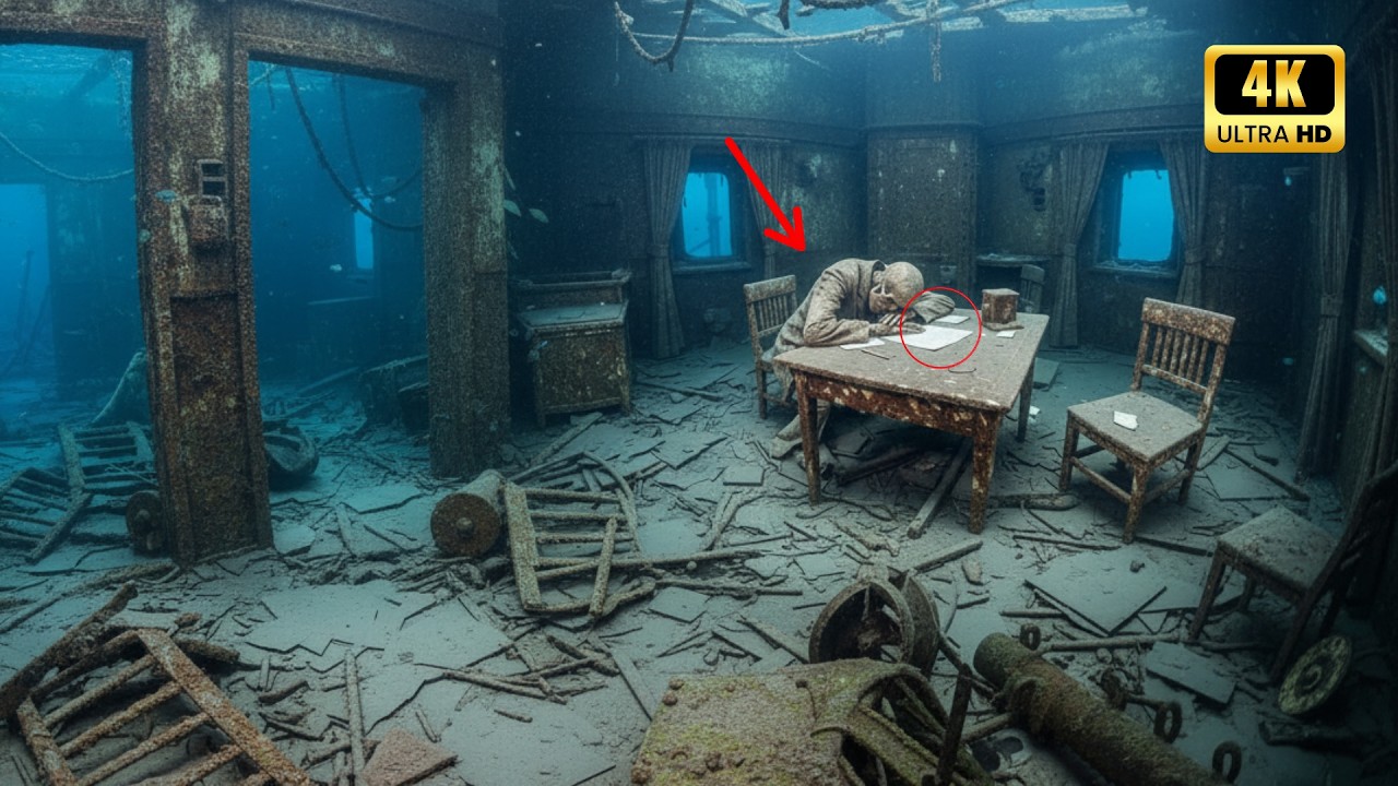 Shocking moments inside the Titanic: An unfinished letter lies hidden in the darkness of 1912.
