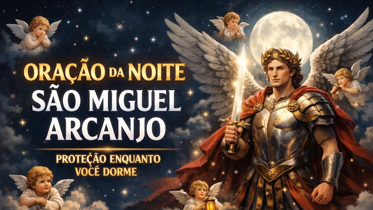 Oração da noite de São Miguel Arcanjo para abençoar nossa casa, família, afastando toda depressão. 