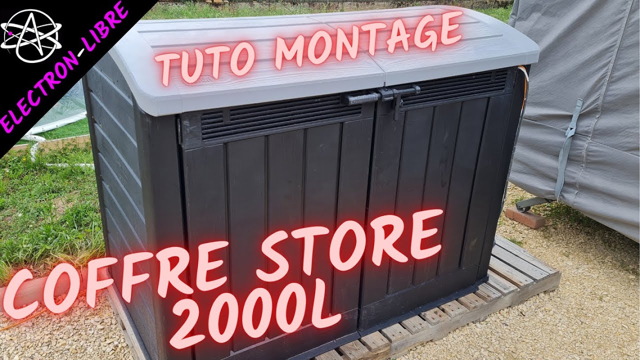 TUTO MONTAGE COFFRE STORE 2000L CASTORAMA