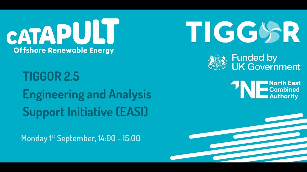 TIGGOR 2.5 Engineering Analysis Support Initiative (EASI) Webinar