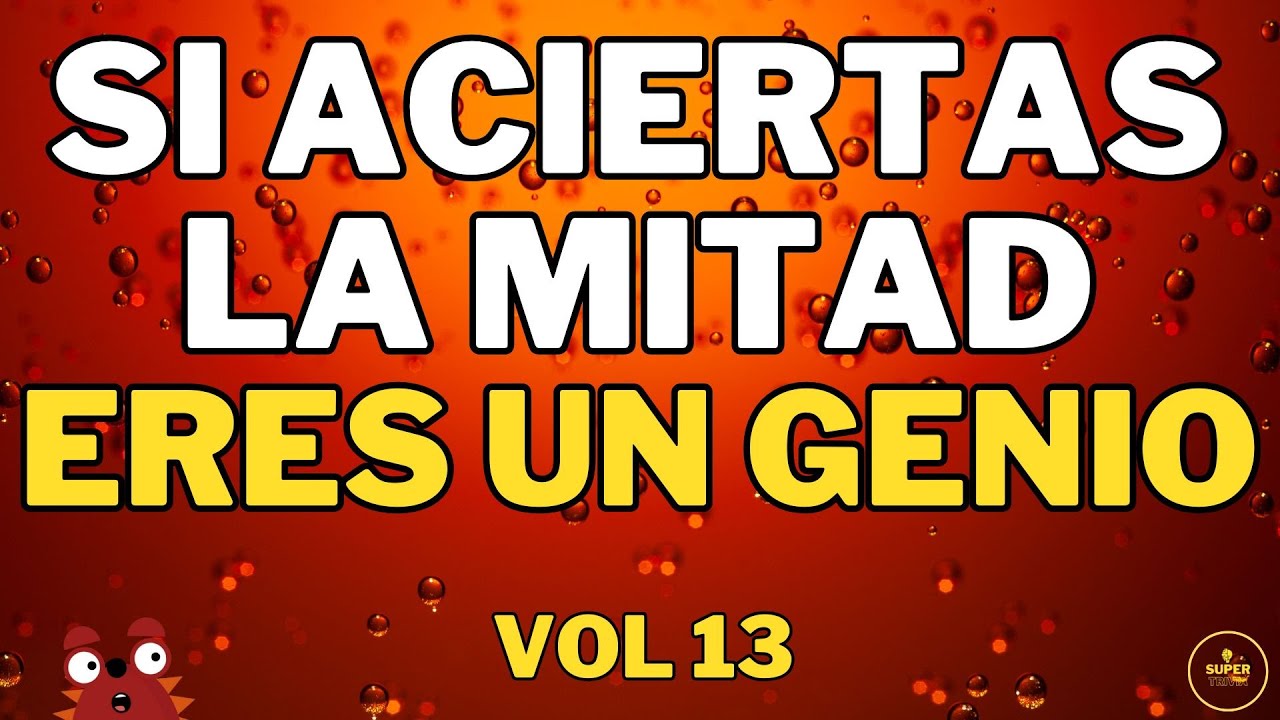 40 Preguntas de Cultura General DIFÍCILES Y SIN OPCIONES 🤓🧠🌍 #examen #test #quiz #tecnologia #cine