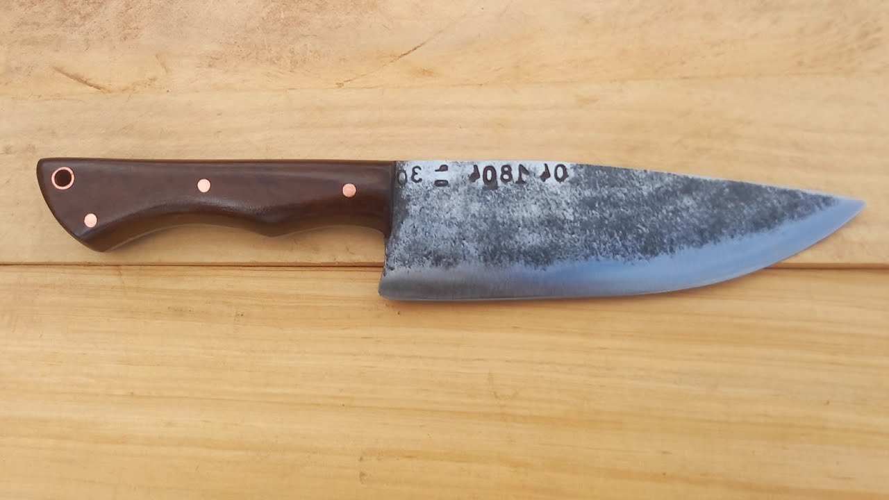 Faca Artesanal Áço Carbono 3mm disco de arado cabo full Tang cuchillo hecho a mano muito resistente