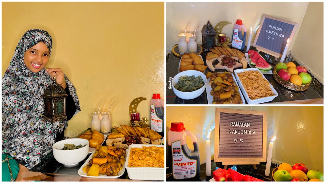 Afur Dhameestiran Sambuus, Bur Mandaazi, Baasto Saldato, iyo Digaag Al Foorno || Ramadan Full Iftar