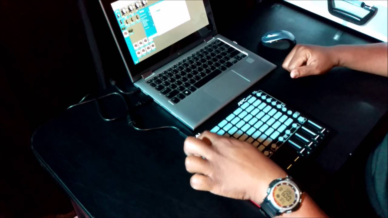How to map the APC Mini MIDI controller for use with Freestyler