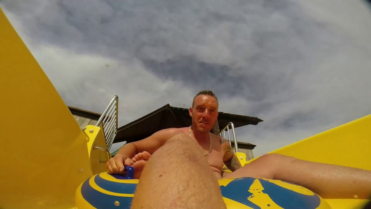 Gopro : delire de ouf dans toboggans aquatique domaine d'imbours en Ardèche
