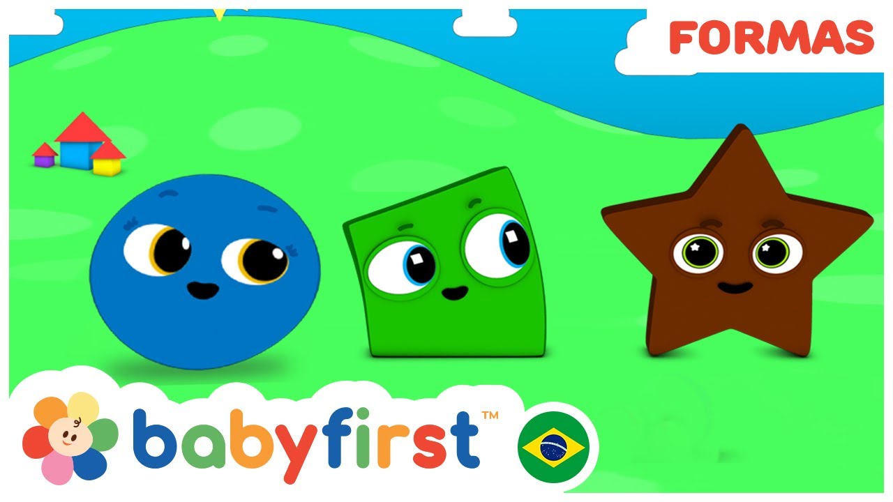 Aprenda as cores e as formas geometricas | Desenhos Educativos | BabyFirst Brasil
