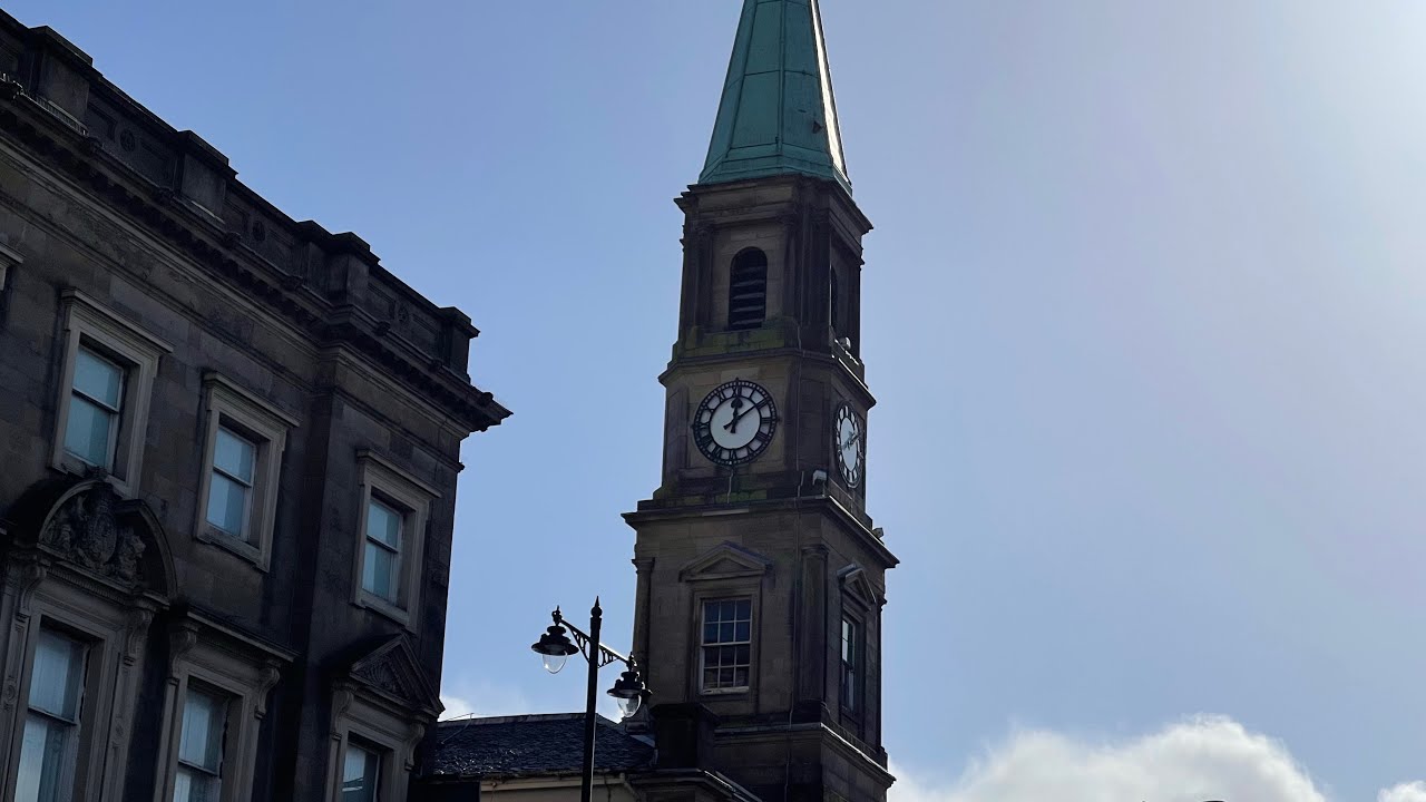 Down airdrie , on a windy spring day 