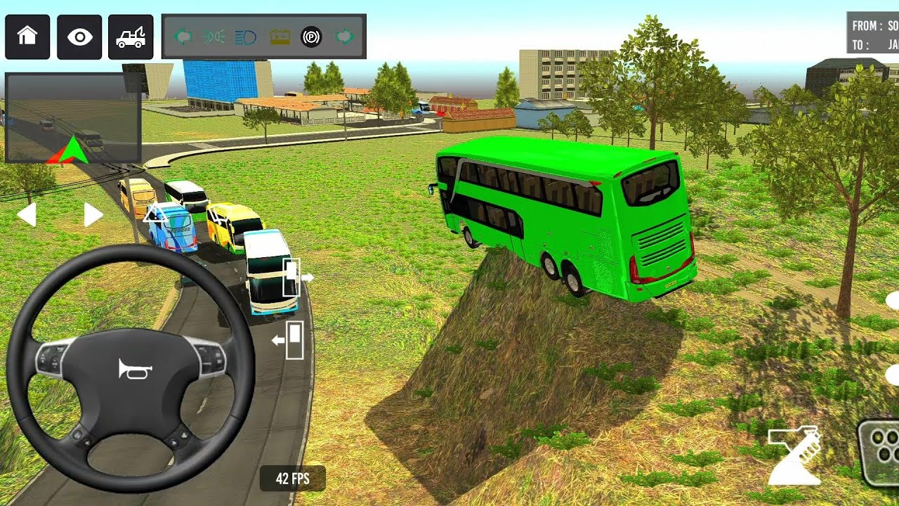 Indonesia City Bus Driving 🚌 | Euro Coach BUS SIMULATOR INDONESIA | Android 2026 Gameplay 🔥