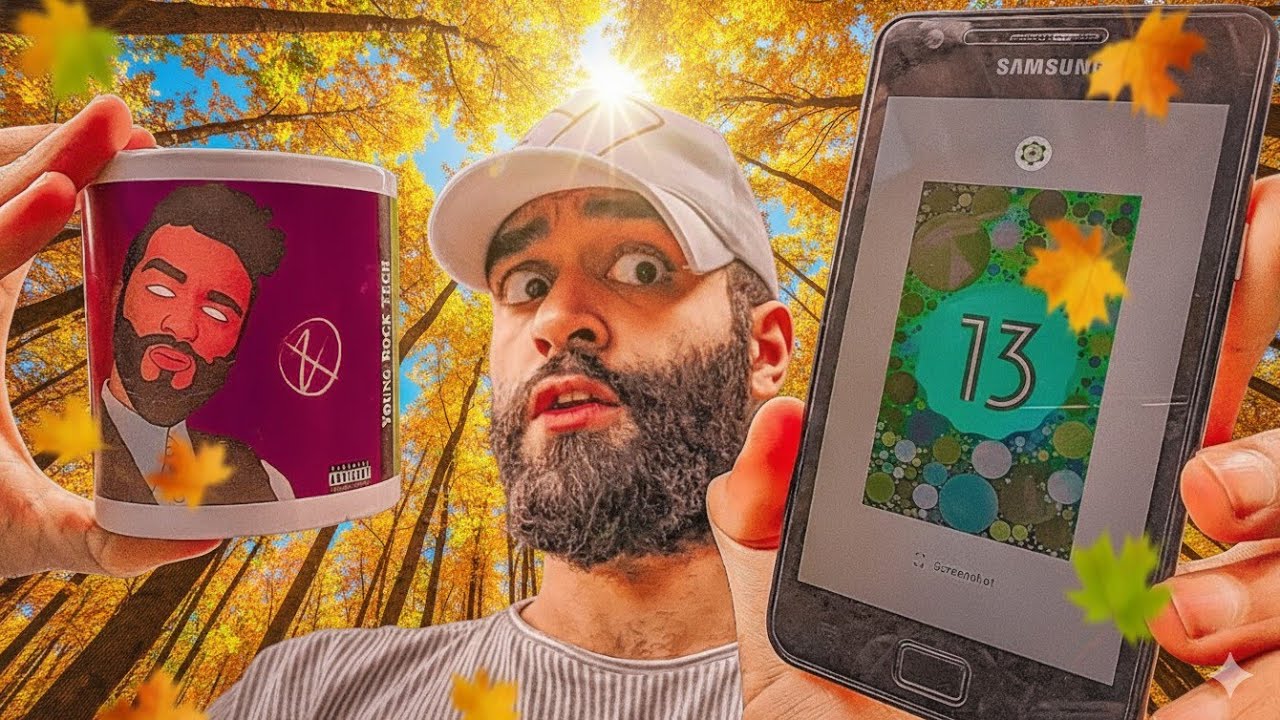 ✹B0MBA 🔥❗️BOTEI ANDROID 13 num GALAXY S2, e FICOU BIZARRO