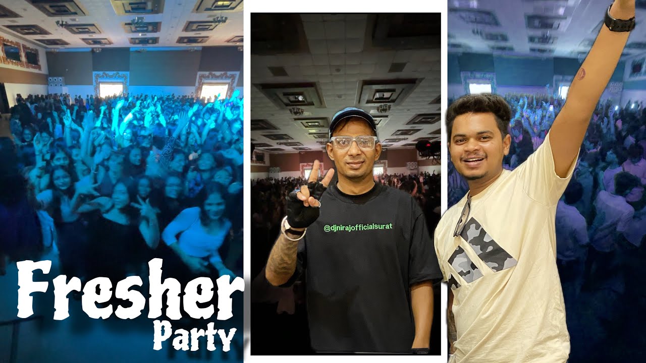 FRESHER PARTY - SHREE UTTAR GUJARAT BBA & BCA College LIVE DJ SET