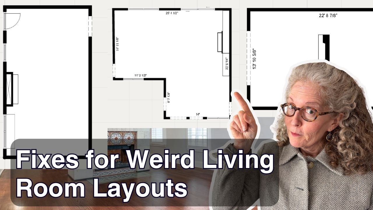 Living Room Layout Fixes:  3 Real Examples of Awkward Spaces