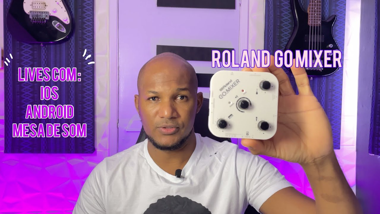 Lives com iOS, Android e Mesa de som - Roland Go Mixer