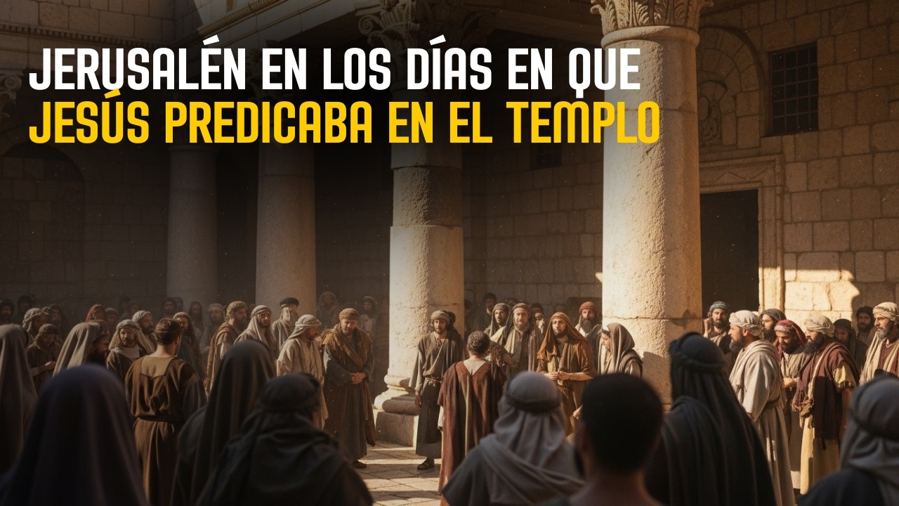 Así era Jerusalén en los días en que Jesús predicaba en el templo (reconstrucción con IA)