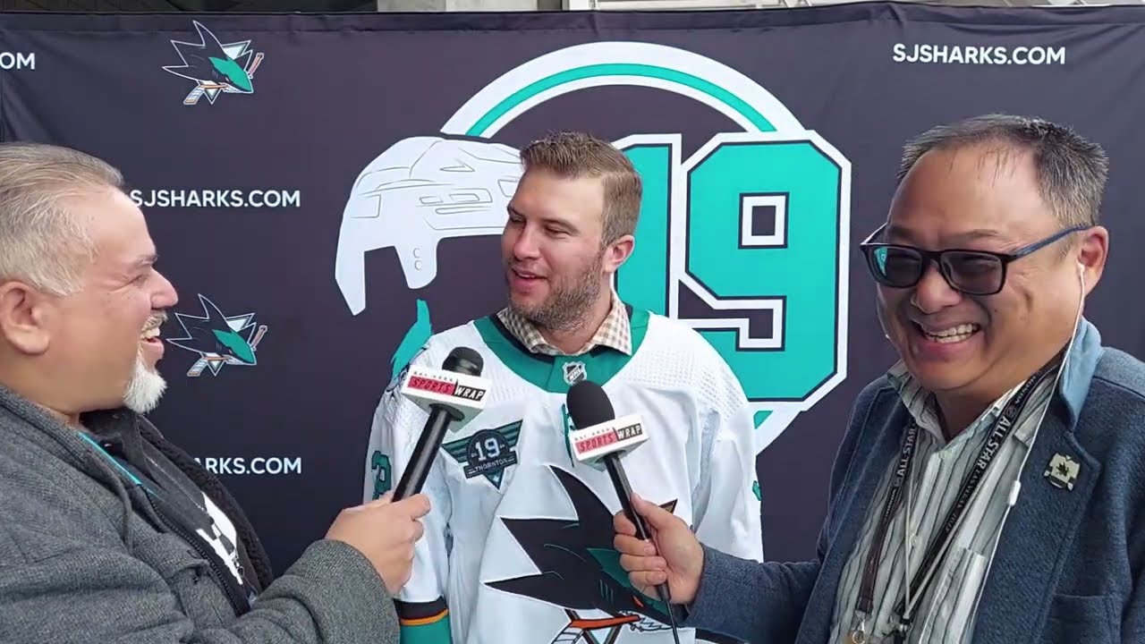 Teal Carpet-Alex Stalock 11.23.24 |San Jose Sharks| Joe Thornton Jersey Retirement|