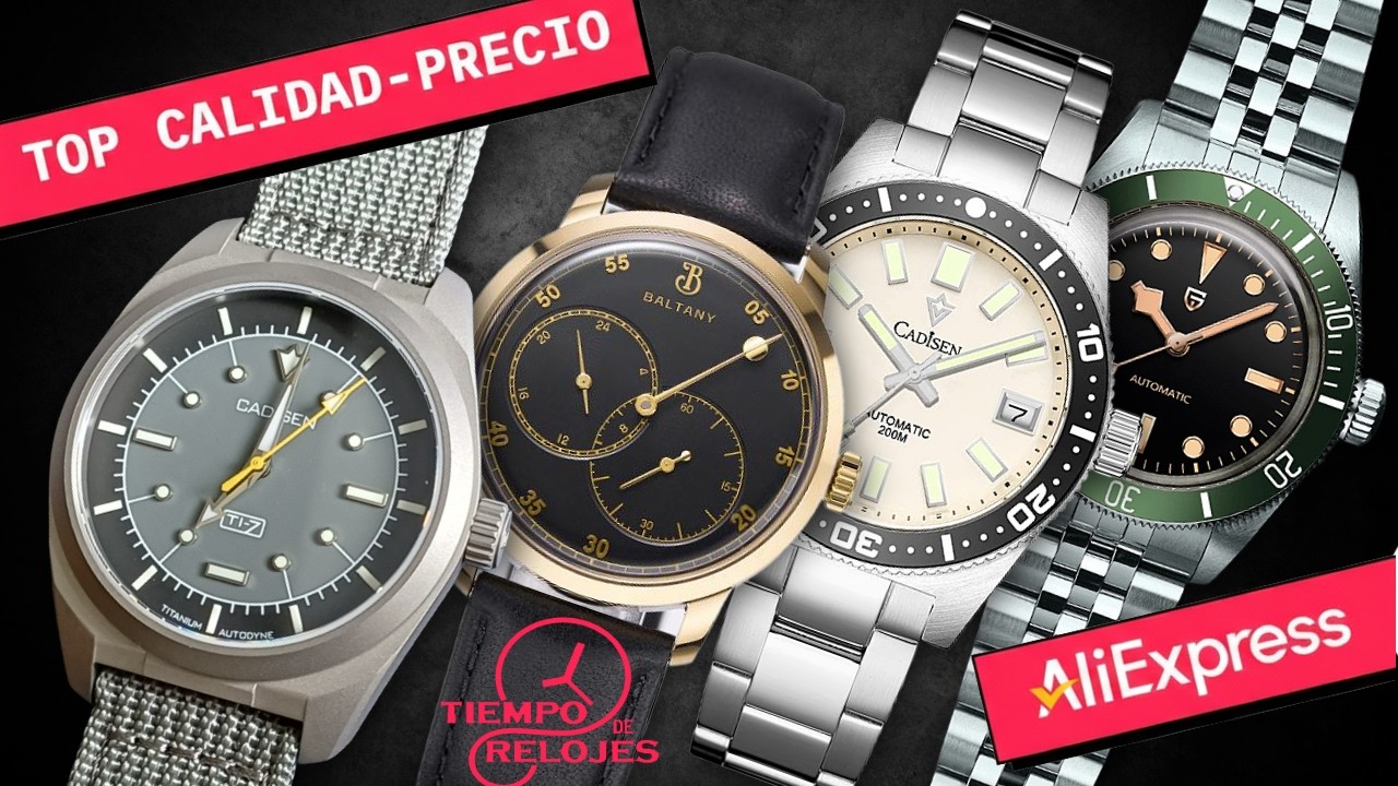 &iexcl;TOP RELOJES de AliExpress 🟢 CALIDAD-PRECIO! Lo mejor que puedes comprar en 2026