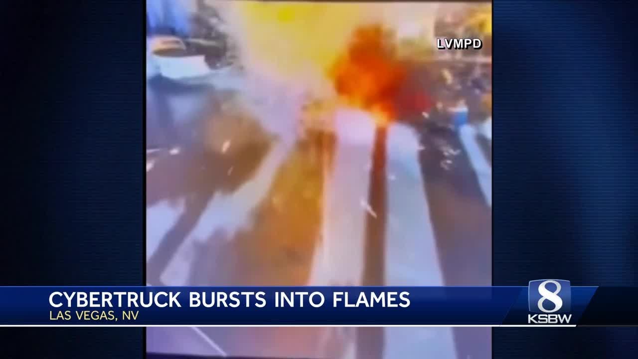 1 person dies after Cybertruck explosion outside Trump’s Las Vegas hotel