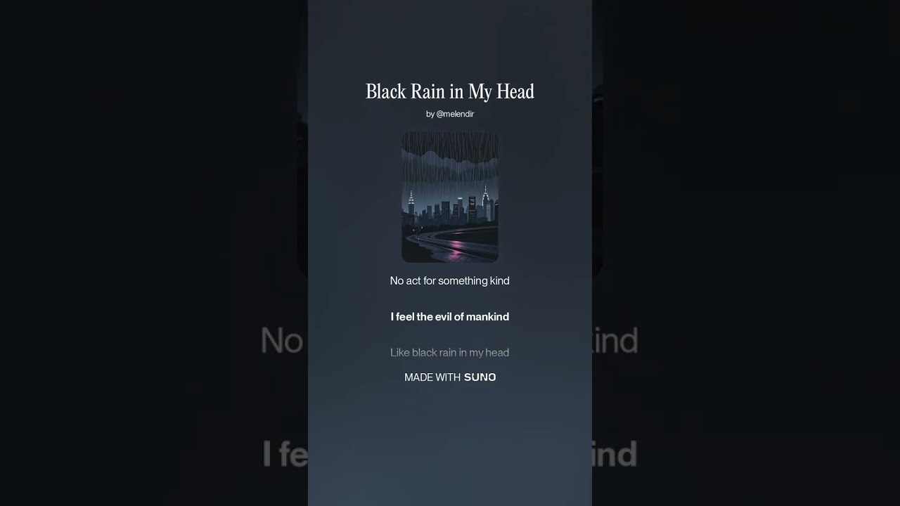 Melendir - Black Rain in My Head