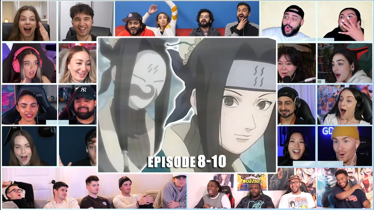 Naruto Episode 8-10 Reaction Mashup | ナルト